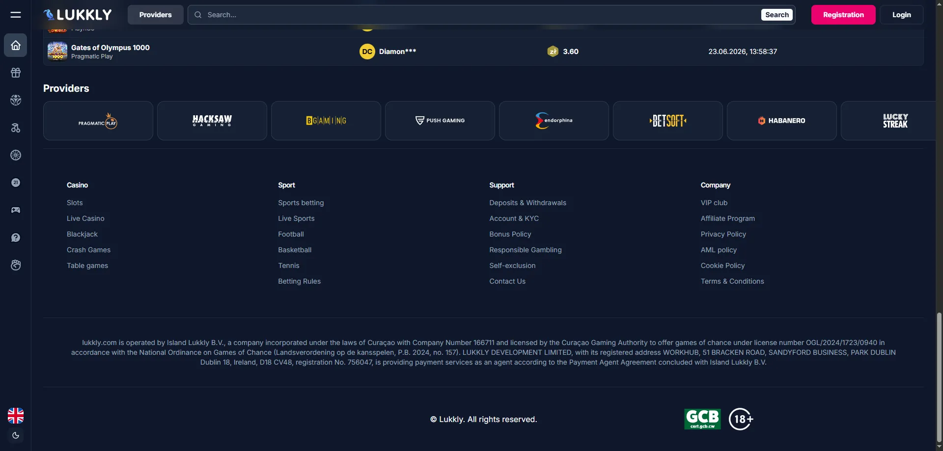 Lukkly Casino deposit and withdrawal methods overview 2026