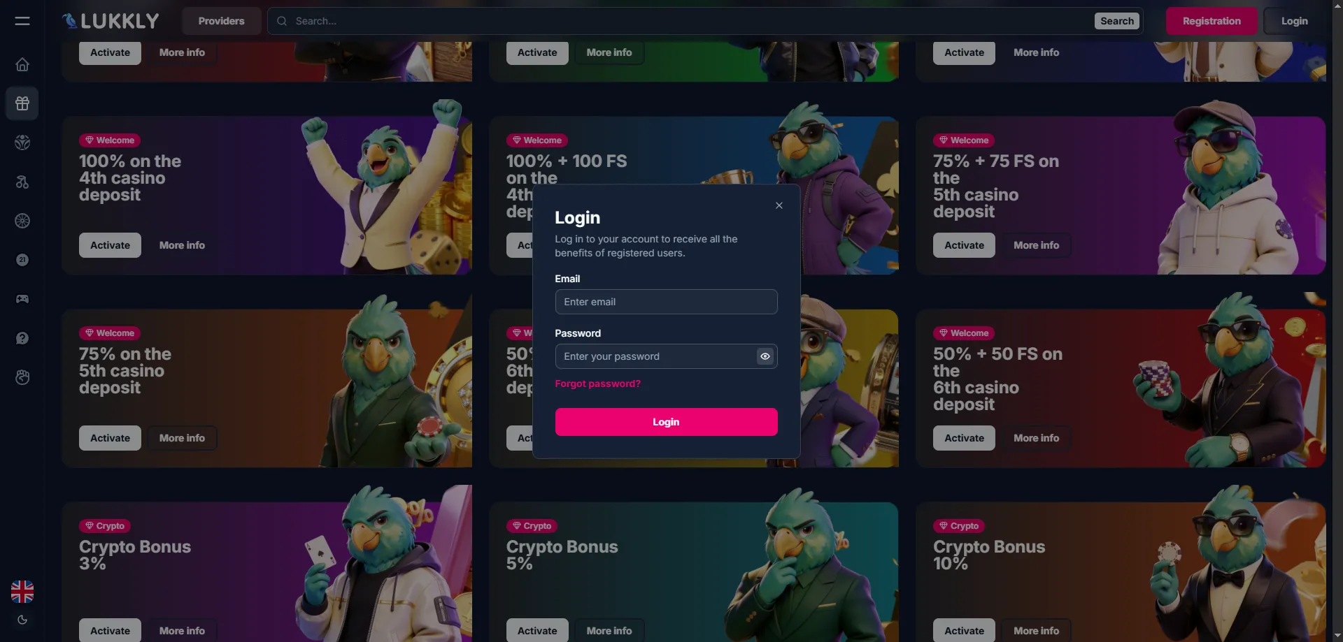 Lukkly Casino account verification and KYC process